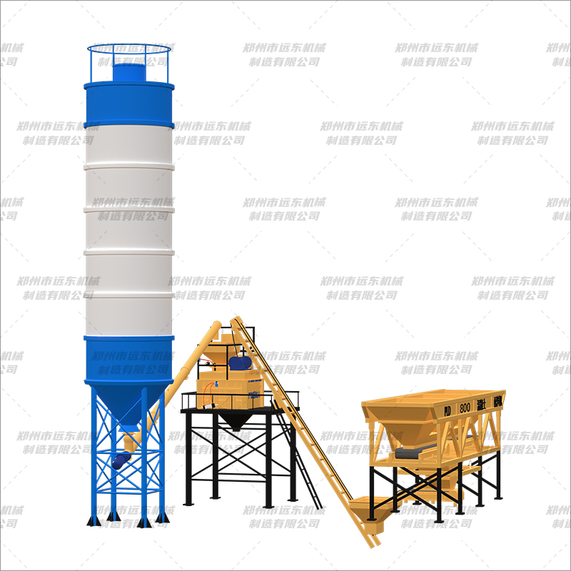 HZS25简易站(500+3仓)(图3) HZS25简易站(500+3仓)(图3)